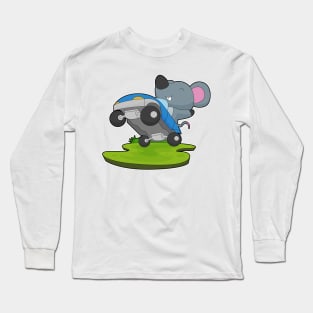 Mouse Car Long Sleeve T-Shirt